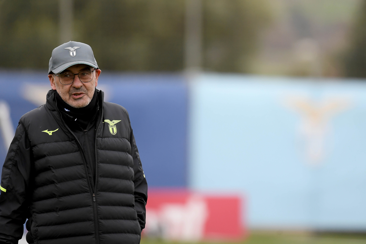 ROME, ITALY - JANUARY 14: SS Lazio head coach Maurizio Sarri during the SS Lazio training session at the Formello sport Centre on January 14, 2026 in Rome, Italy. (Photo by Marco Rosi - SS Lazio/Getty Images)