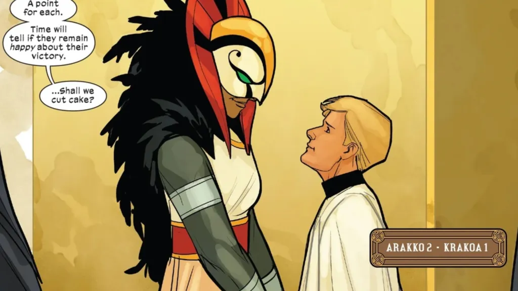 Doug Ramsey marrying Bei the Blood Moon