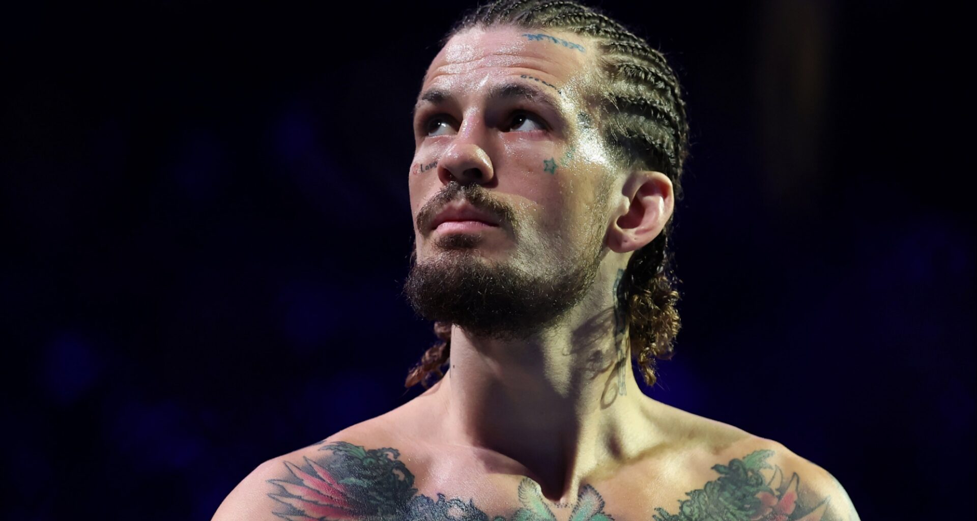 Sean O'Malley enters the Octagon for his fight with Merab Dvalishvili at UFC 316