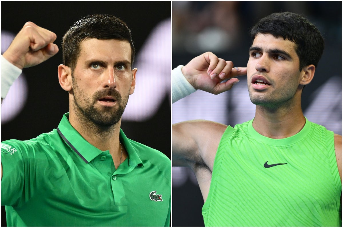 Australian Open live: Novak Djokovic skips practice ahead of Carlos Alcaraz showdown and historic final after Elena Rybakina beats Aryna Sabalenka