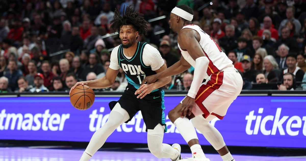 Shaedon Sharpe scores 27 points as Portland Trail Blazers beat Miami Heat for 4th straight win