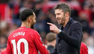 Man United stuns Man City in Michael Carrick's first game in charge