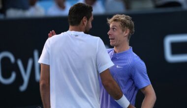 Denis Shapovalov ousted from Australian Open second round by Marin Cilic