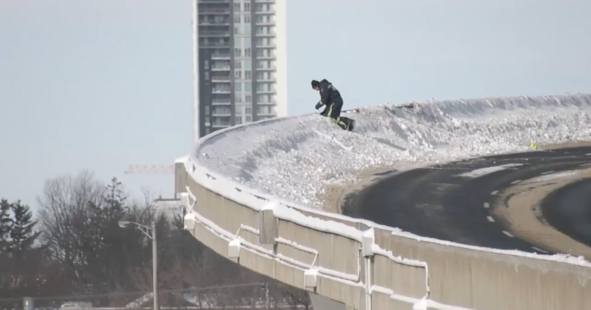 Why was the Hwy. 8 flyover reopened after first vehicle went over the side? - CTV News