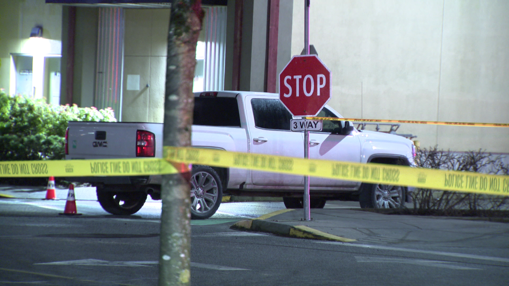 Pedestrian dead after being hit by vehicle in New Westminster parking lot