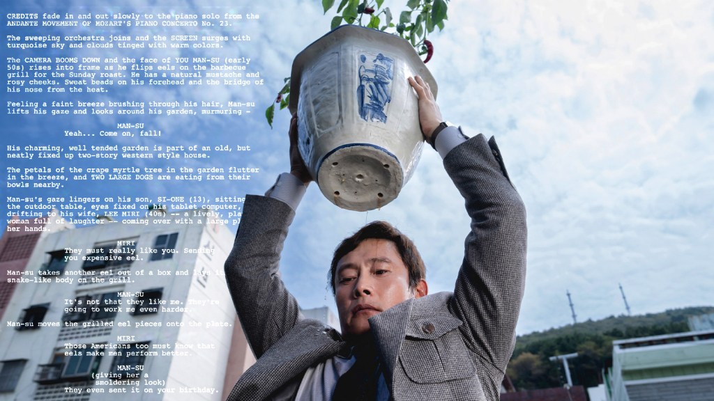 Screenplay For Park Chan-Wook Dark Comedy