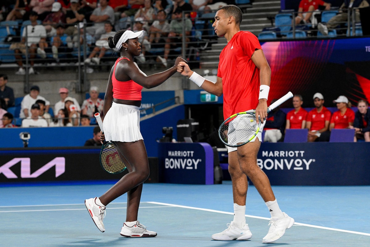 Auger-Aliassime, Mboko lead Canada past China at United Cup tennis event