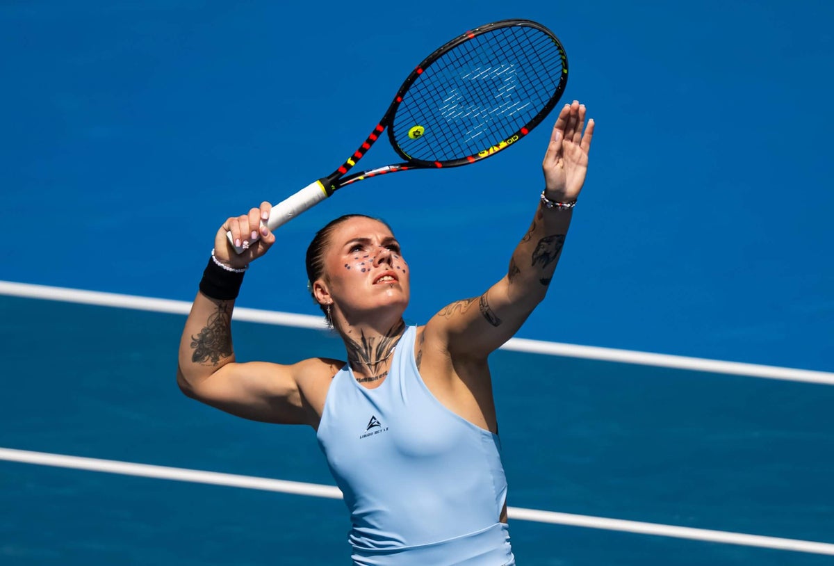 Ukrainian tennis player asks sporting world to ‘protect children and women’ at Australian Open