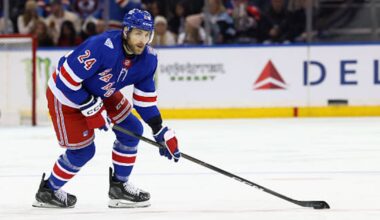 New York Rangers expected to hold out Carson Soucy vs. Bruins, trade to New York Islanders close
