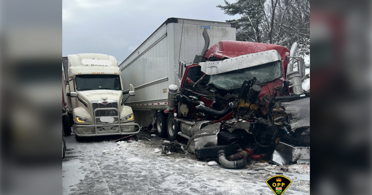 Serious collisions close part of Hwy. 401 in eastern Ontario - CTV News