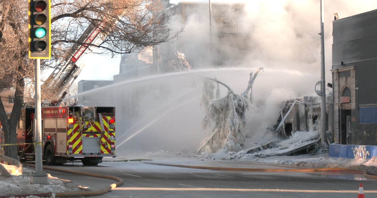 Historic Winnipeg building destroyed by fire expected to be total loss - CTV News