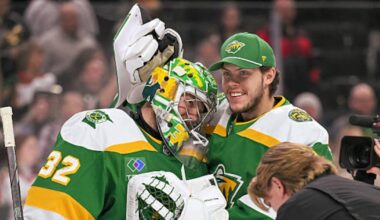 Wild goalie duo Wallstedt, Gustavsson named to Sweden’s Olympic roster
