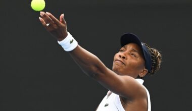 Venus Williams loses in Auckland but shows she's still competitive at 45