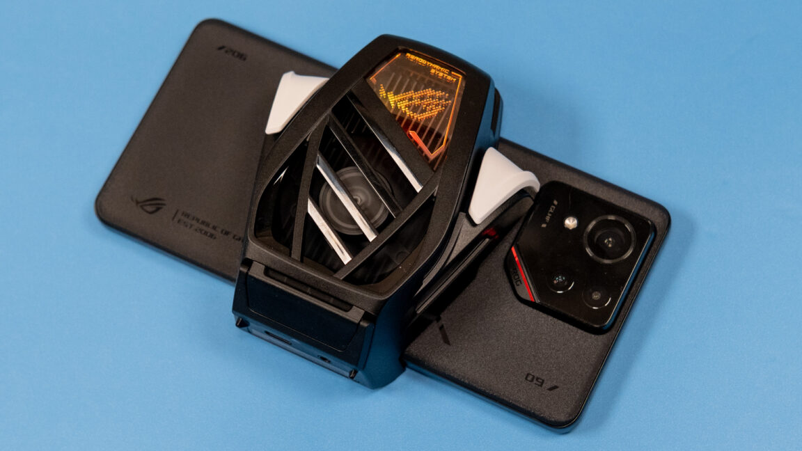 Rog Phone 9 Pro with cooler