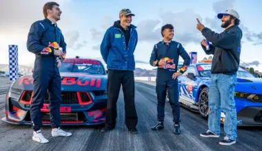 Red Bull F1 drivers race 100 years of Ford cars and there can only be one winner