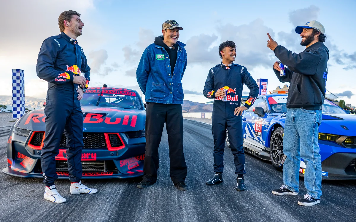 Red Bull F1 drivers race 100 years of Ford cars and there can only be one winner