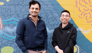 Runpod founders Pardeep Singh (right) Zhen Lu (left)