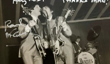 He found a lost Beatles audition tape. So he gave it back to Paul McCartney