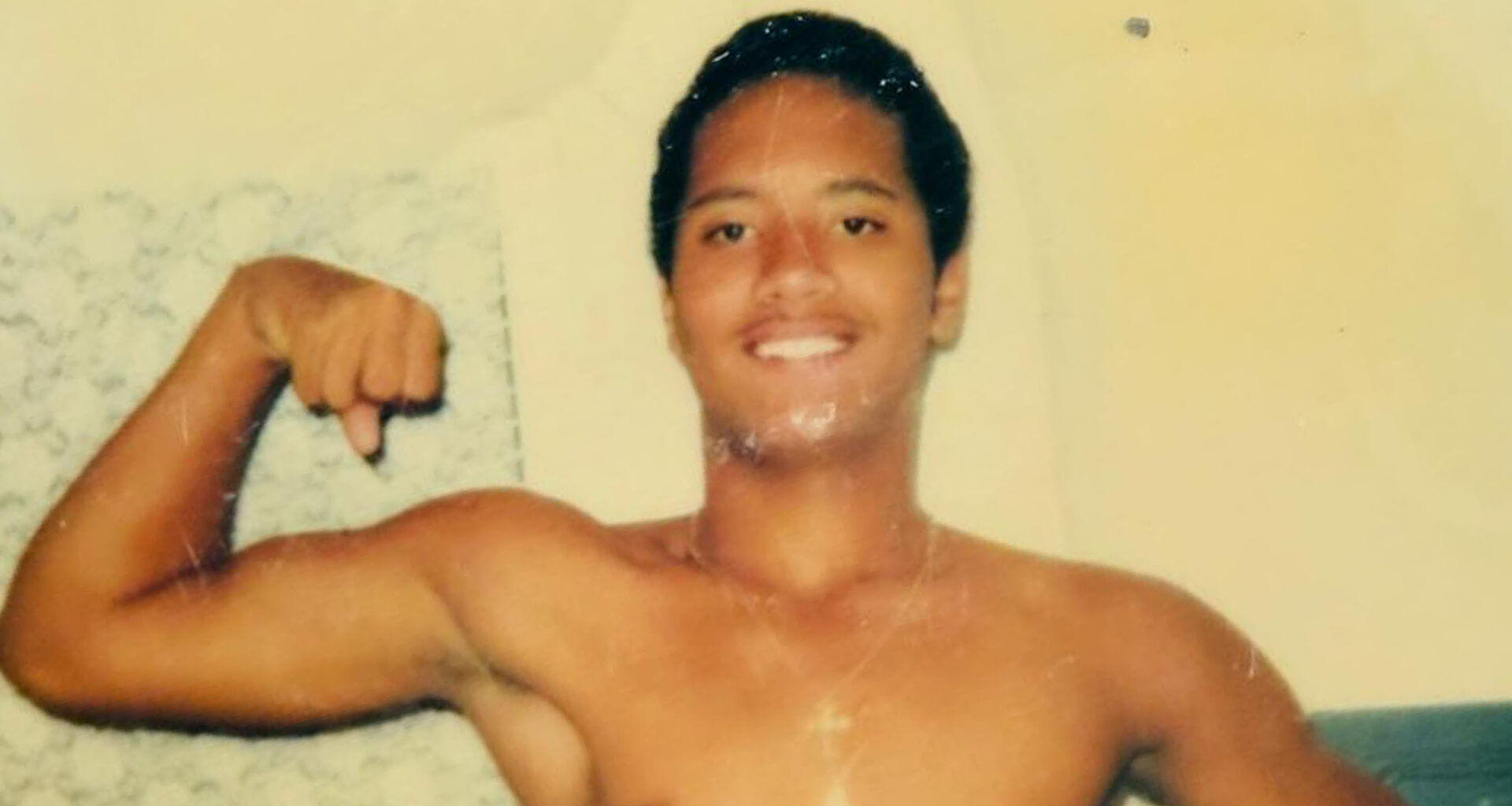 A-lister posts throwback photo of him flexing 'jacked' muscles as a 13-year-old