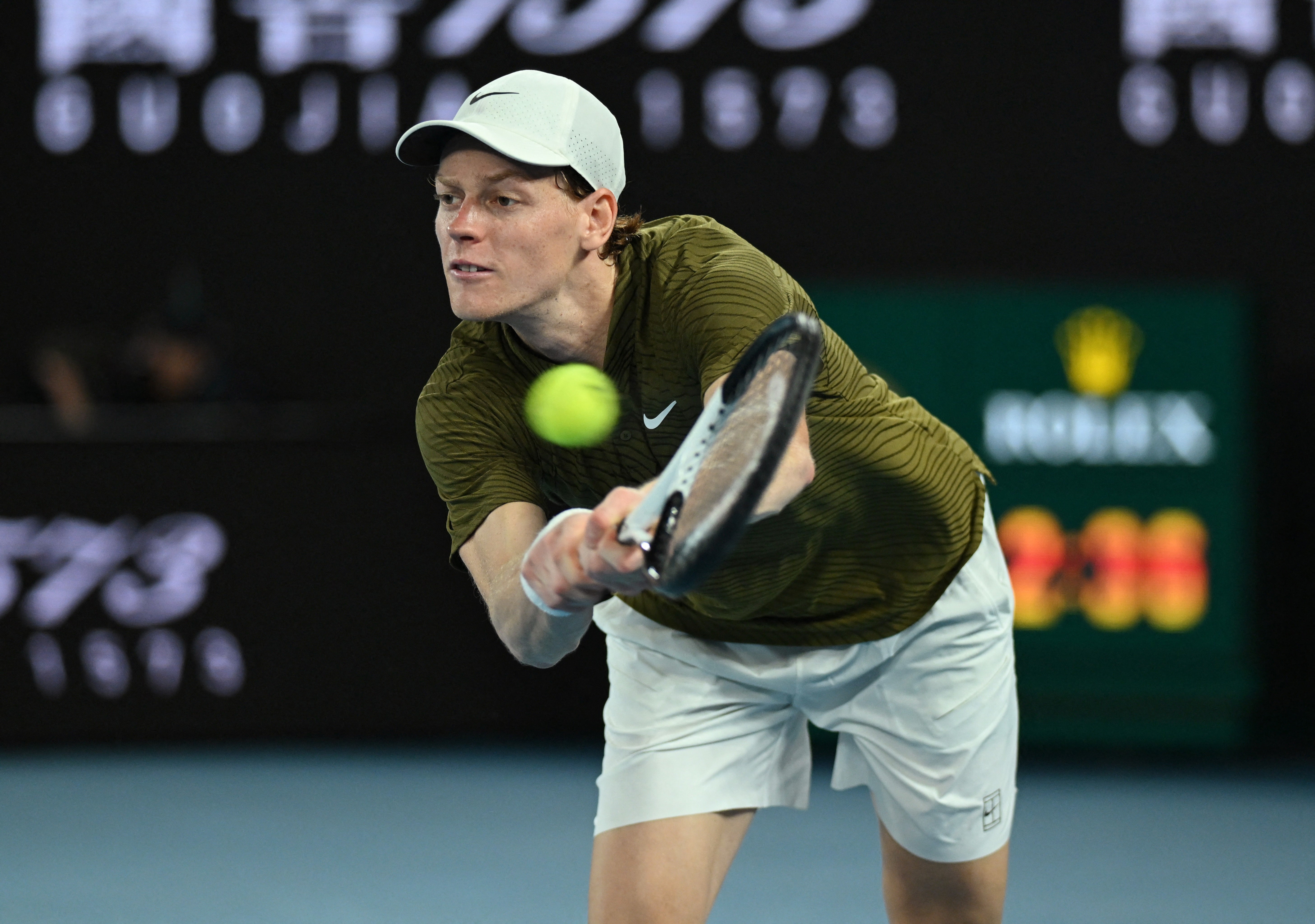 Sinner failed to convert eight break points in the final set, and only won 2/18 overall