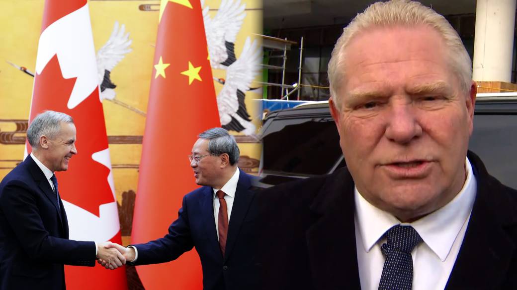 Click to play video: '‘I don’t trust what the Chinese put in these cars’: Doug Ford unhappy about Canada-China EV deal'