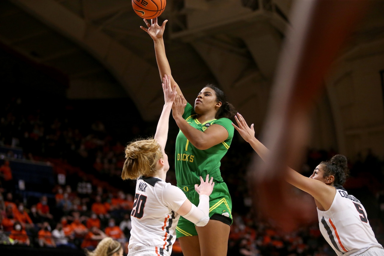 Ducks vs. Beavers women's basketball
