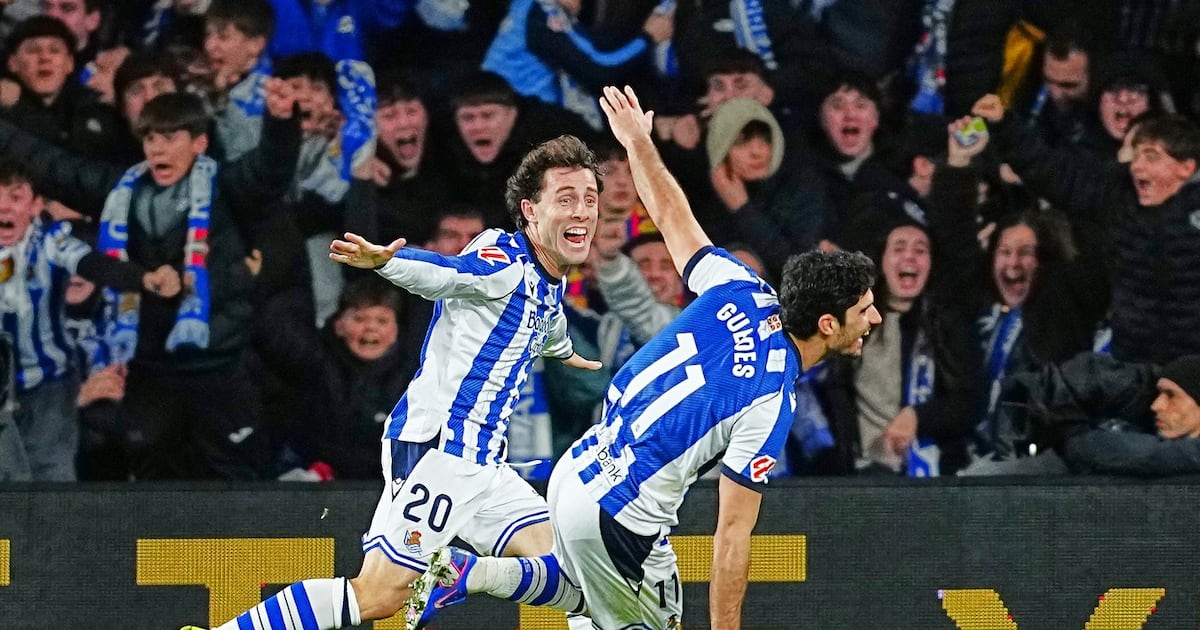 Barcelona’s 11-game winning streak ends with loss at Real Sociedad in Spanish league