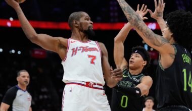 Kevin Durant moves past his ‘idol,’ Dirk Nowitzki, into sixth place on the NBA’s career scoring list