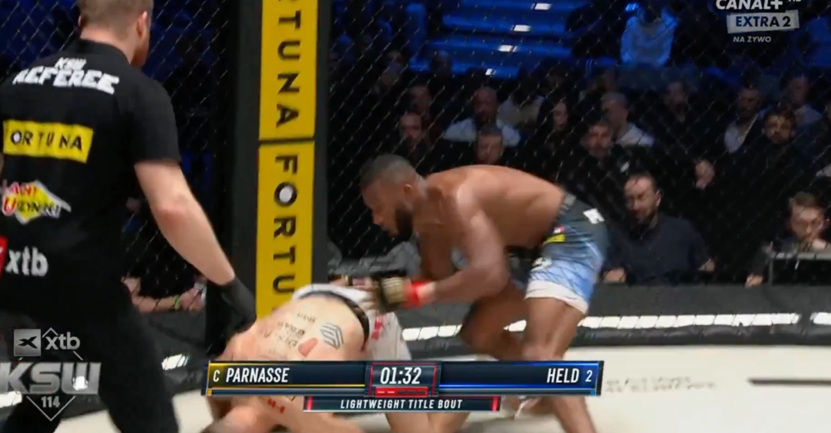 Salahdine Parnasse scores brutal finish at KSW 114