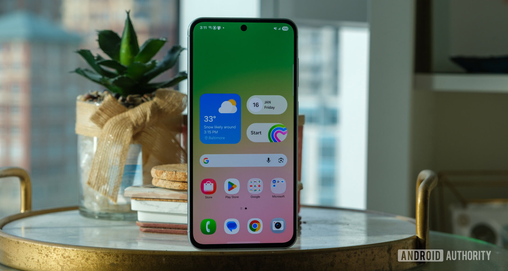 Samsung Galaxy A56 home screen hero