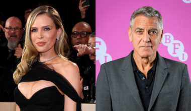 Sara Foster and George Clooney