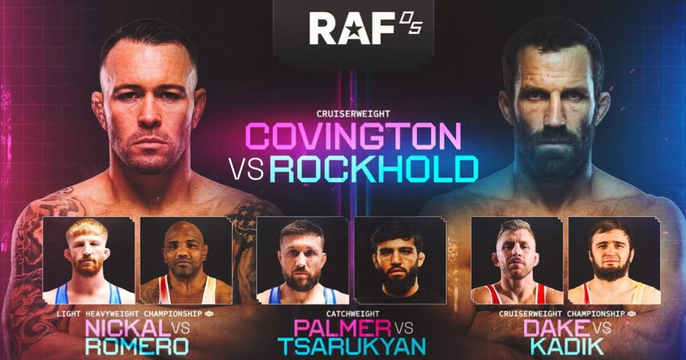 RAF 05: Covington vs. Rockhold — Full Card & Start Time