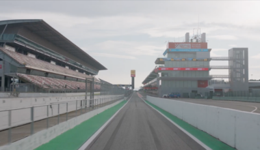 What happened at start of F1's Barcelona test