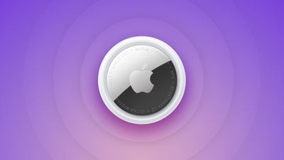 Second Generation AirTag Feature Purple