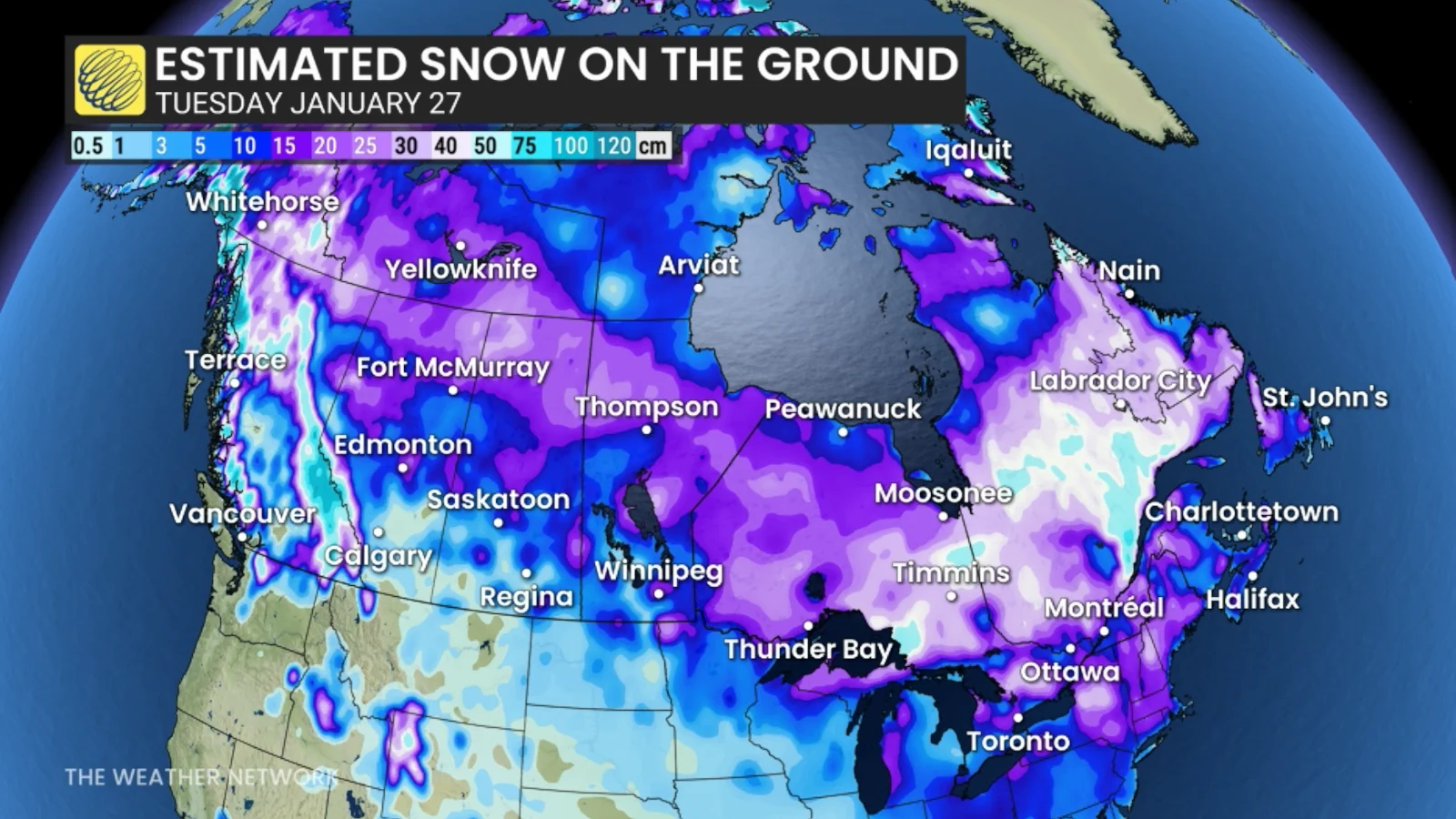 Snow Cover - Jan 27 2026