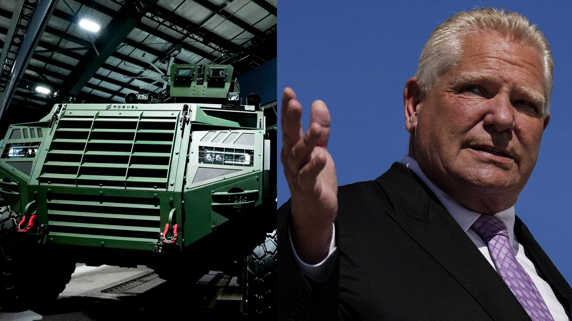 Click to play video: '‘I don’t direct companies’: Doug Ford distances himself from ICE armoured vehicle order'