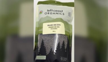Organic chia seeds recall for salmonella contamination: CFIA