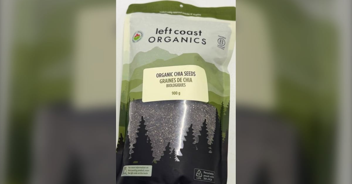Organic chia seeds recall for salmonella contamination: CFIA