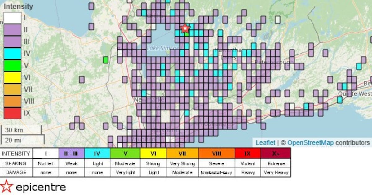 Ontario earthquake: residents react