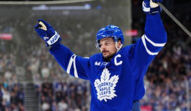 Maple Leafs' Matthews breaks Sundin's franchise goals record