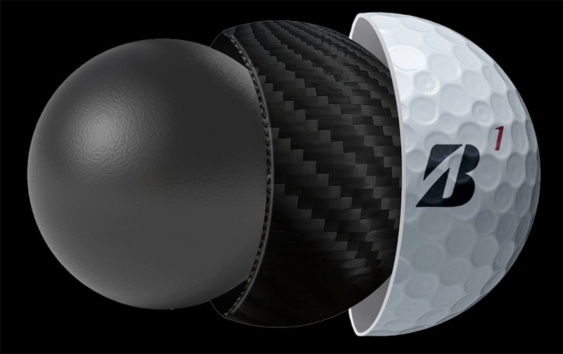 The materials in layers