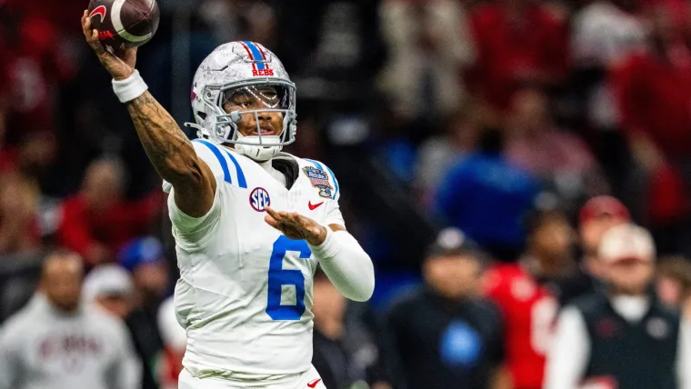 Trinidad Chambliss NFL Draft projection: Why Ole Miss' star QB isn't expected to be a top pick image