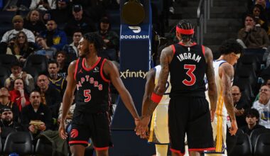 Immanuel Quickley’s career-high 40 points power Toronto Raptors past Warriors in Golden State’s first game without Butler