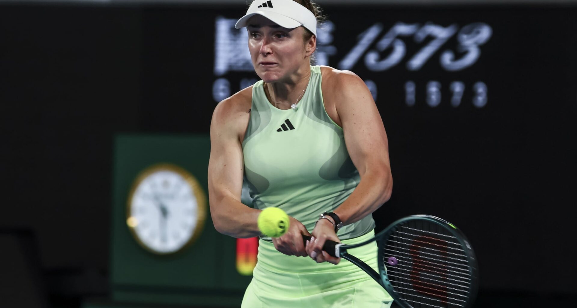 Elina Svitolina in action at the Australian Open.