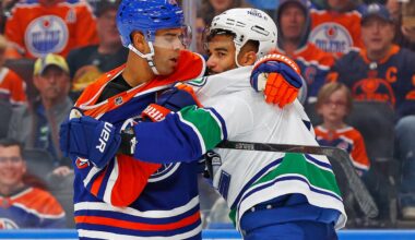 Canucks ‘tried to peddle’ Evander Kane back to Oilers, but ‘that ship has sailed’