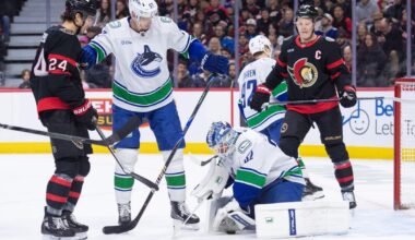 Kevin Lankinen makes 37 saves in Canucks’ 2-1 loss to Senators