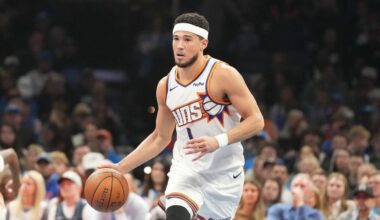 Suns guard Devin Booker to miss at least a week with sprained ankle