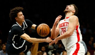 NBA roundup: Durant, Thompson lead Rockets past Nets