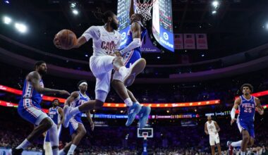 NBA Roundup: Mitchell powers Cavaliers past 76ers, Garland exits with foot injury