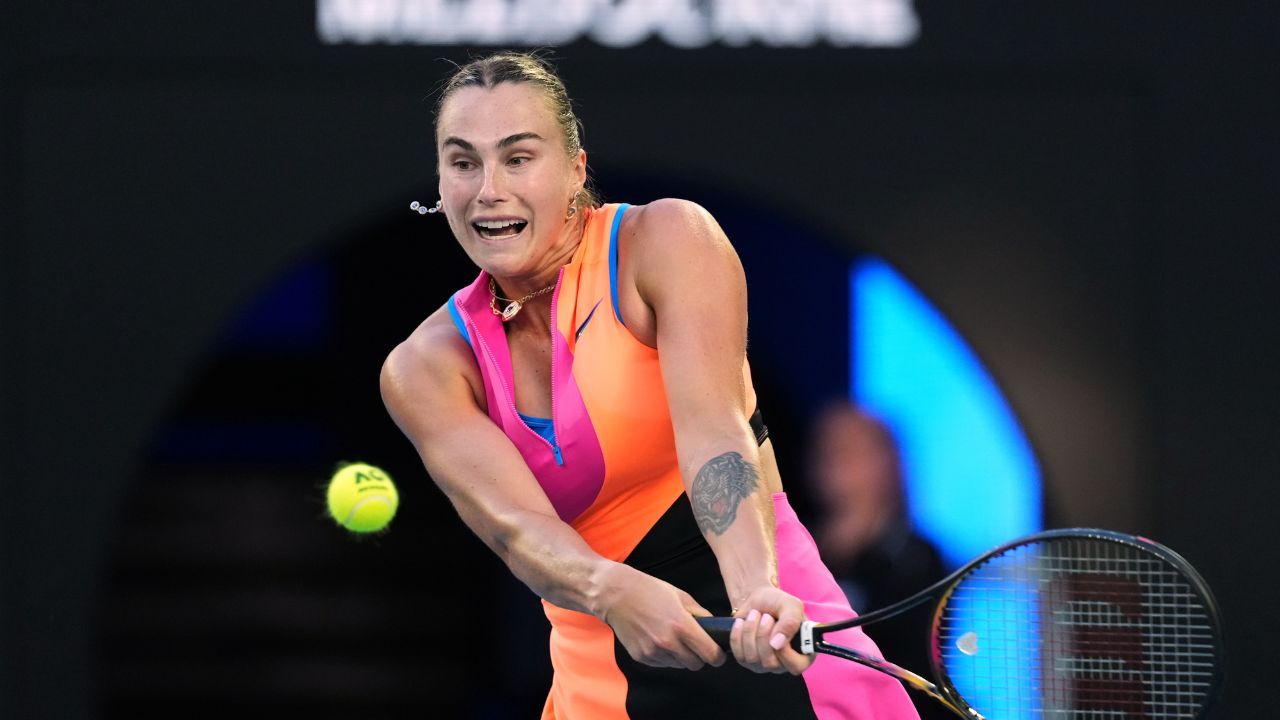 Top-ranked Sabalenka and Alcaraz advance on opening day at the Australian Open